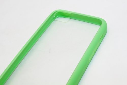 EZstation MINT GREEN Unique Candy Color Trim Crystal Clear Back Case for Apple® iPhone 5C Clear Back Cover Skin Case - (ONLY FOR iPHONE 5C) -