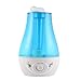 Ultrasonic Cool Mist Humidifier - OUTAD Durable Whisper-quiet Operation - 3 Liter High Capacity with Whole House Humidifier with LED Nightlight- Over 12 Hours of Use,Automatic Shut-off for Home Office