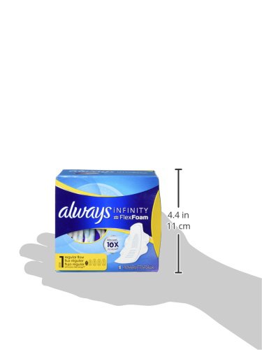 Always Infinity  Sanitary Pads - Regular, 18 count