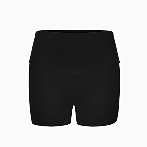 FDBZJP Womens Shorts High Waist Yoga Shorts Biker Shorts for Women Yoga Pants for Women Exercise Running Shorts Black
