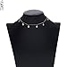SEAYII Women Star Choker Necklace Gold Dangle Drop 14K Gold Fill Lucky Trendy Dainty Chain Short Boho Beach Simple Delicate Handmade Gold Jewelry Gift