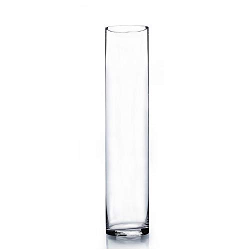 Amazon Com Wgv Cylinder Vase 4 W X 18 H Floral Container