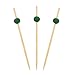 Royal 4.75 Inch Green Bamboo Ball Picks, Package of 100