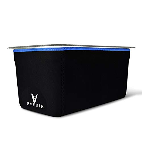 EVERIE Sous Vide Container with Collapsible Hinged Lid and Insulation Sleeve for Anova 800W or 900W or 1000W AN500-US00