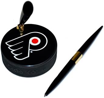 Philadelphia Flyers Basic Logo Hockey Puck NHL Desk Pen Holder