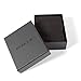 MONOLIX Slim Engagement Ring Box, Thin Unique Sliding Lid, Elegant Discreet Secret Surprise Marriage Wedding Proposal Case (Black, mini)