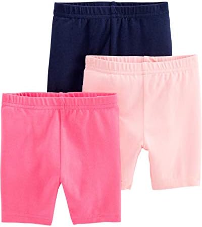 Simple Joys by Carter’s Baby and Toddler Girls’ 3-Pack Bike Shorts