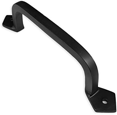 Amazing 22 7.5" Square Door Pull Handle - Solid Cast Iron, Handcrafted