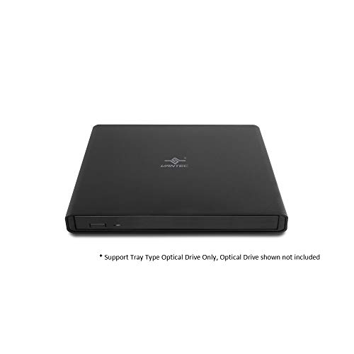Vantec USB 3.0 Slim SATA Optical Drive Enclosure (NST510S3BK), 9.5 mm