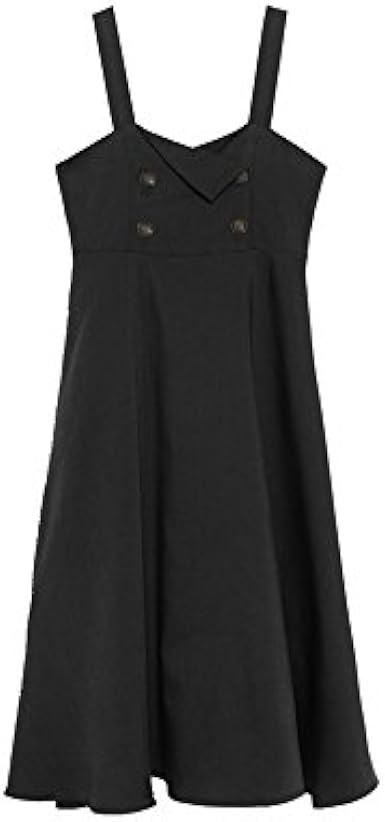 Amazon リエディ Re Edit ダブルボタントレンチワンピース M ブラック ワンピース チュニック 通販