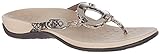 Vionic Women's Karina Toepost Sandal Natural Snake Size 9