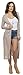 Women's Open Front Long Sleeve Lightweight Side Slit Longline Duster Cardigan