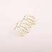 Leiothrix Aesthete Alloy Golden Lotus Shape Earrings for Women and Girls Apply to Wedding Party Casual