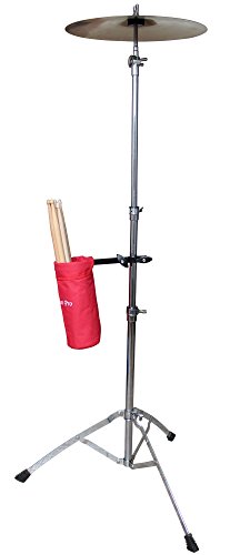 Vizcaya Drum Stick Holder Drum Stick Bag with Drum Key (Red)