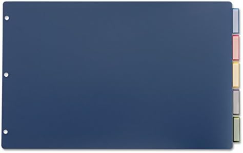 DIVIDER,POLY11X17,5TB,AST