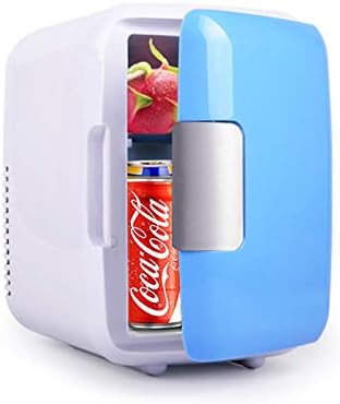 HONGFUTONG Classic 4 Liter Compact Cooler Warmer Thermoelectric Mini Fridge, DC Power Mode for Bedroom, Office, Car, Dorm, Kids, Cosmetics - Portable Can Cooler, Skincare Fridge T