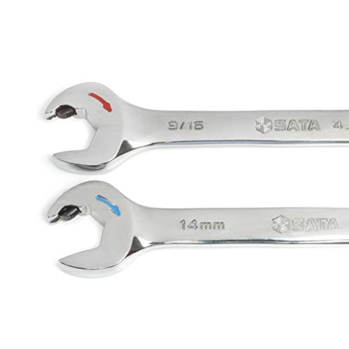 SATA 24Piece SAE and Metric Double Ratcheting Wrench Set with 72Tooth