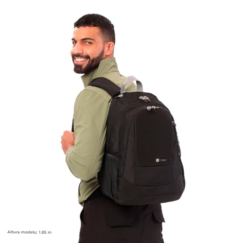 TOTTO Mochila Ergonómica Grande Porta Laptop 14 Repelente a Líquidos | Escuela - Oficina - Viaje | 25 L GOCTAL