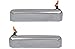 PT Auto Warehouse NI-3193M-FP - Outside Exterior Outer Door Handle, Chrome - Front Left/Right Pair