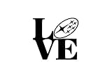 love outback forester impreza STI WRX BRZ window sticker vinyl decal