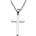 Sirius Jewelry Mens Fashion Gift Stainless Steel Cross Pendant Necklace