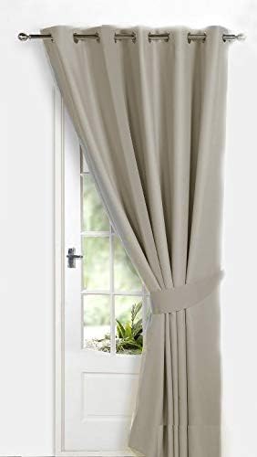 XR 1 Panel Supersoft Thermal Blackout Curtains Door Eyelet Ring Top