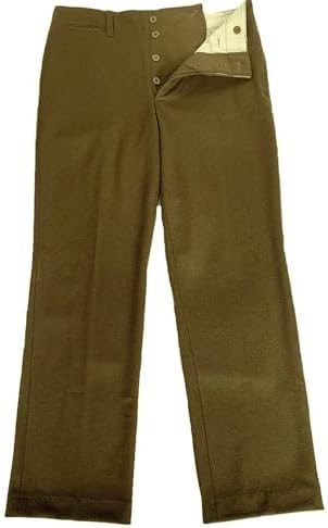 M37 Woolen Pants Men's WWII WW2 US Pants Replica D-Day Classic WW2