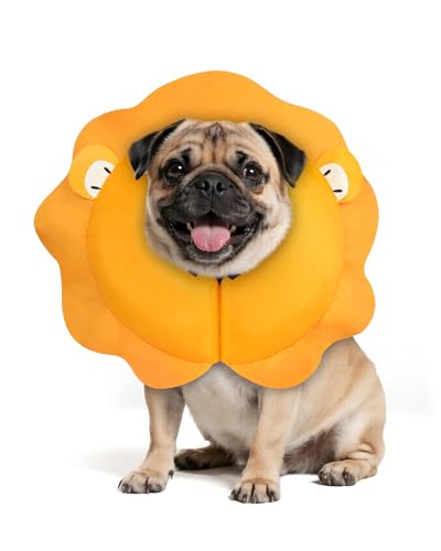 MIDOG Inflatable Dog Cone Lion Mane Medium