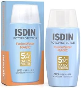 Fusion Water MAGIC SPF 50 (50 ml) | Crème Solaire Visage à l'Acide Hyaluronique | Texture Ultra-légère & Fini Invisible | Sans Octocrylène