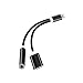 Adapter & Splitter Replacement Compatible with 7, 7Plus, 8, 8Plus, X, Dual 2 in 1 Headphone Jack Aux Audio Music and Charge and Calling and Sync Cable Charger Connector