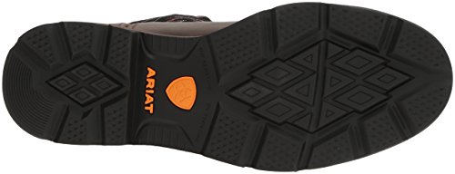 Ariat Work Men's Groundbreaker Pull-On Steel Toe Work Boot, Brown/Black, 10.5 2E US