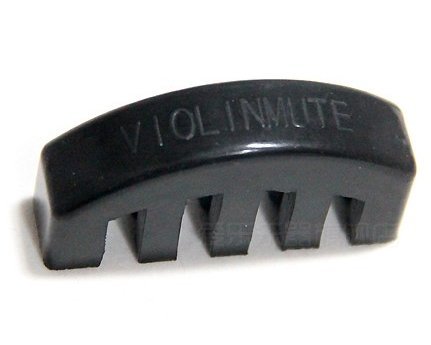 Violin Ultra Mute Easy-to-Use 5 Prong Rubber Practice Mute for 4/4 Violin (1PCS)