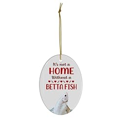 Albino Betta Fish Christmas Ornament 2024 - Its Not