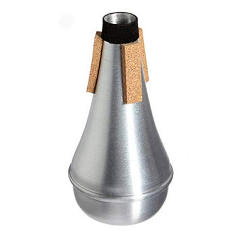 SunTrade Lightweight Aluminum Practice Trumpet Mute Silencer for Jazz Horn Music