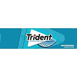 Trident Wintergreen Sugar-Free Chewing Gum, 12