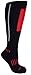 MOXY Socks Black with Red and Gray APeX Fitness Knee-High Socks