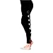 teeki - Designer Active Wear - Moon Dance Black Hot Pant