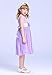 Bow Dream Junior Bridesmaids V-Neckline Chiffon Flower girl Dress