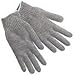 Gray Medium Weight Cotton String Knit Gloves (Sold by the Dozen) - Size Mens