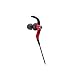 Audio Technica ATHCKP500RD Sporfit In-ear Headphones, Red