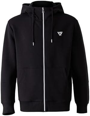 Amazon.com: Rothco Thermal Lined Zipper Hoodie, Black, Large