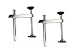 Dewalt DW718 / DWS780 / DW717 Miter Saw Clamp Assembly (2 Pack) # 630065-00-2pk by DEWALT