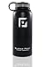 Glacier Point Vacuum Insulated Stainless Steel Water Bottle (18oz / 32oz) Wide Mouth with Bonus Sports Lid | Double Walled Construction | Premium Powder Coating | Zero Condensation! (Black, 32 OZ)