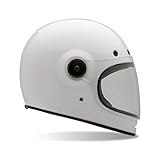 Bell Bullitt Unisex-Adult Full Face Street Helmet (Solid White, Large) (D.O.T.-Certified)
