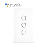 WisQo Smart 3in1 Wall Switch, Works with Alexa & Google Home