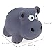 Chiwava 4PCS 3.1'' Squeak Latex Puppy Toy Lovely Elephant Cow Sets Pet Interactive Play for Small Dogs Assorted Color