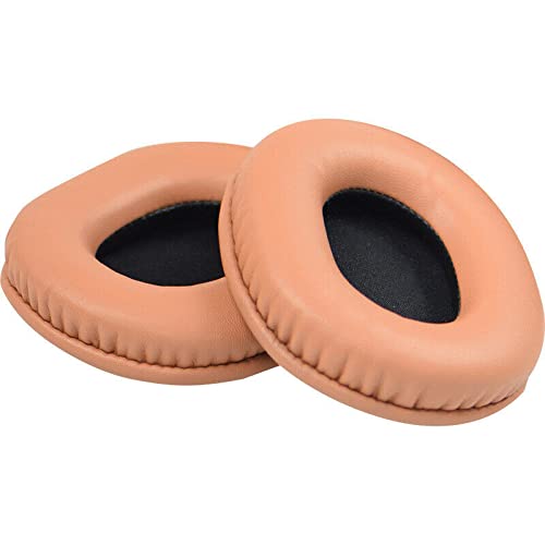 XBERSTAR Ear Pads for Audio-Technica ATH-M50X M30X M40X Headphones-Replacement Earpads Ear Pads Cushions Replacement, Earpads (Orange)