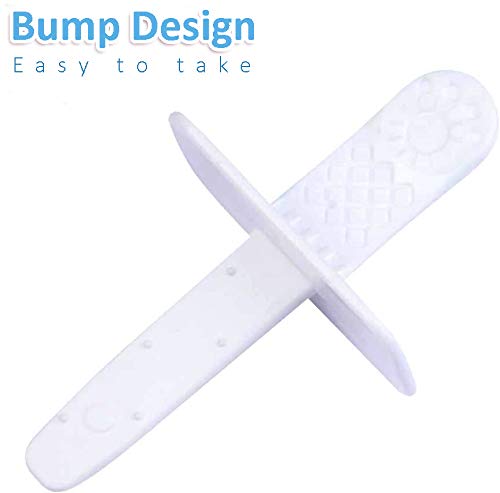 Popsicle Molds for Kids, Teetookea 6 Pieces Silicone Ice Pop Molds, Reusable Popsicle Maker with Silicone Funnel & Cleaning Brush (Blue)