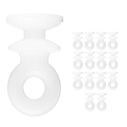 DMSE Wholesale Ball Head Carrier Curtain Carriers Glides Sliders Slide, and Rollers (14 Pack)