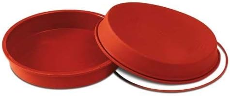 Silikomart - SFT128 Round Mould - Silicone Mould h47mm, diameter 280mm, Terracotta, 11" - Image 5